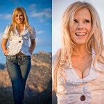 Model: Brittany with an amazing smile and a blue sky.