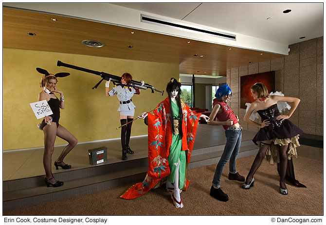 Erin Cook, Multiplicity, as 5 different Anime characters