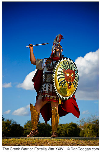 Joe Robbins, The Greek Warrior, Estrella War XXIV, Picture Wizards