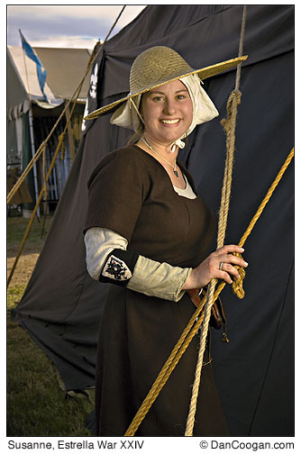 Susanne De Paulis, of Stockholm Sweden, at the Estrella War XXIV