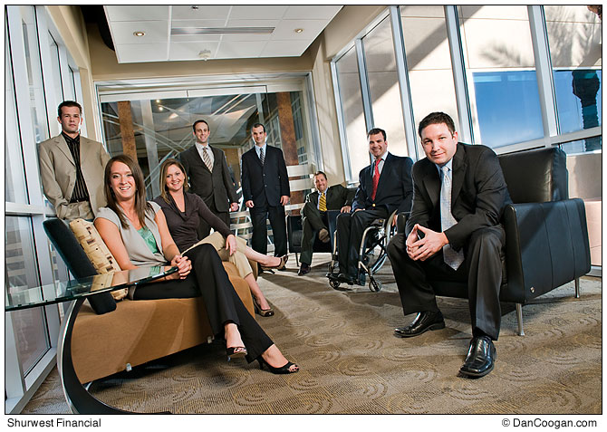 Group shot of the Marketing team, Shurwest Financial Group, Scottsdale, AZ.