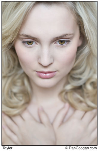 Portrait of model Tayler - Greek Goddess