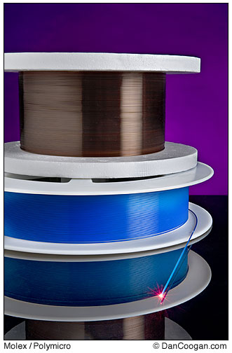 Molex / Polymicro Technologies products - Spools of Optical Fiber