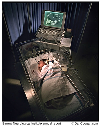 Baby hearing test - Barrow Neurological Institute, annual report, St. Joseph's Hospital