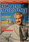 Bobby Present, Senior Vice President - Investment Officer, RBC Dain Rauscher, Cover of the Nov. 1998 issue of Registered Representative Magazine